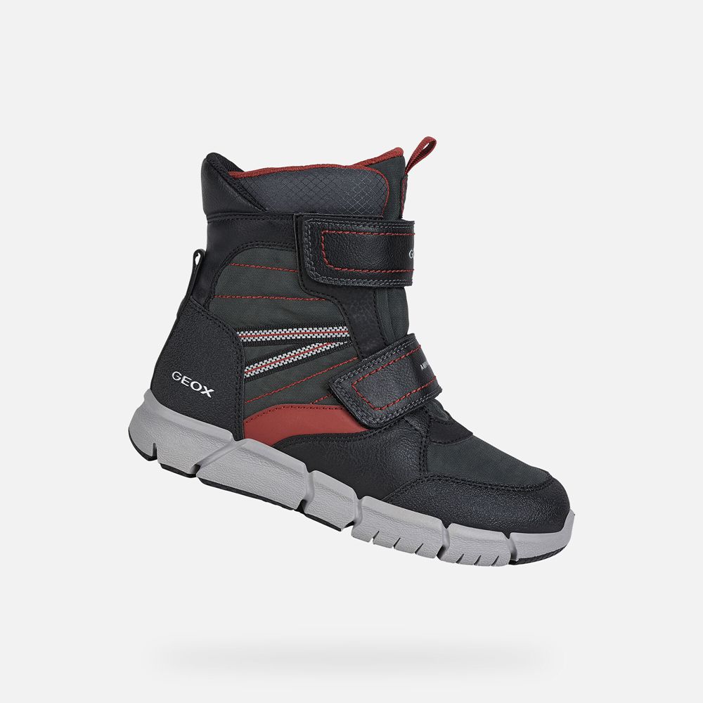 Geox Erkek Çocuk Bot Siyah - Flexyper Abx - RPH-045236